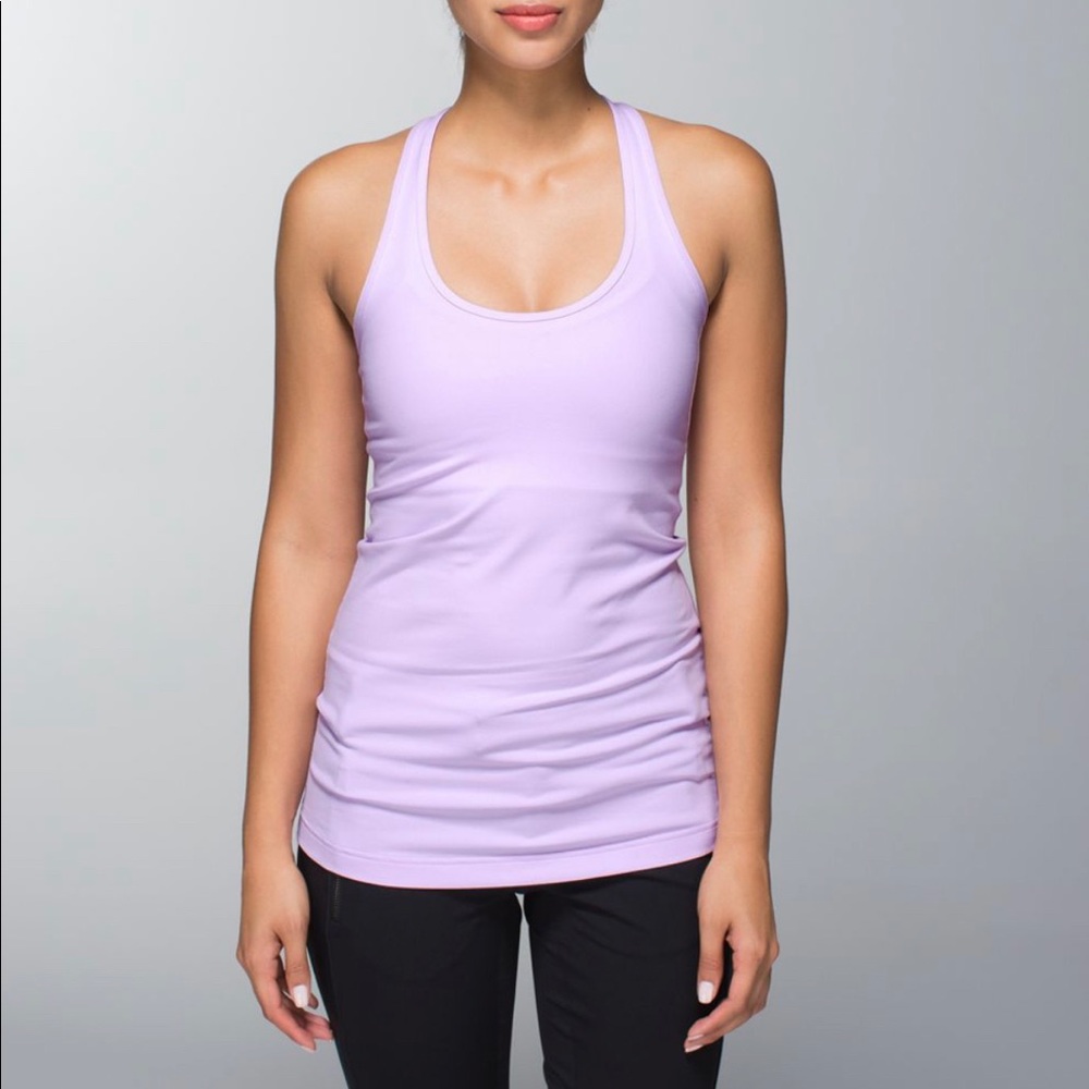 Lavender Lululemon Cool Racerback tank size 6